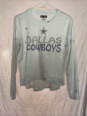 NFL Team - Dallas Cowboys Gray Long Sleeve Team Shirt